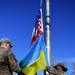 US and Ukraine flags fly in Solidarity