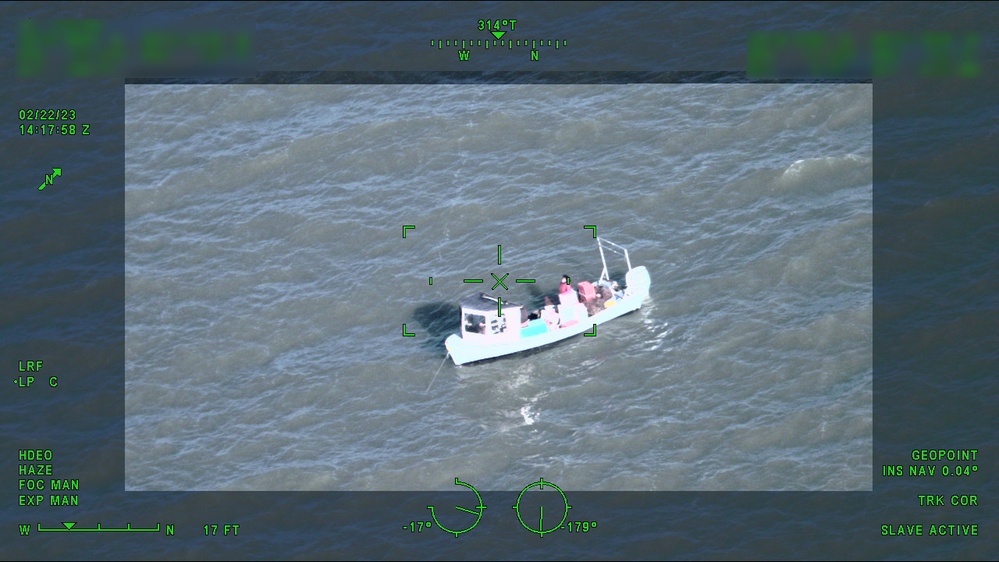 Coast Guard rescues 3 overdue boaters near Breton Sound, Louisiana
