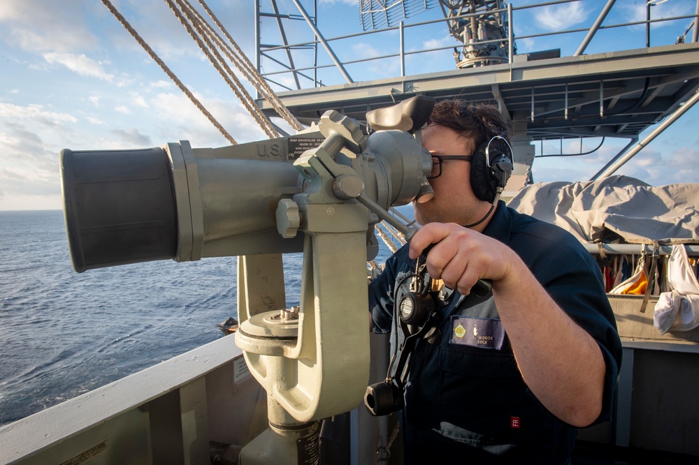 IKE Conducts Operations In The Atlantic Ocean