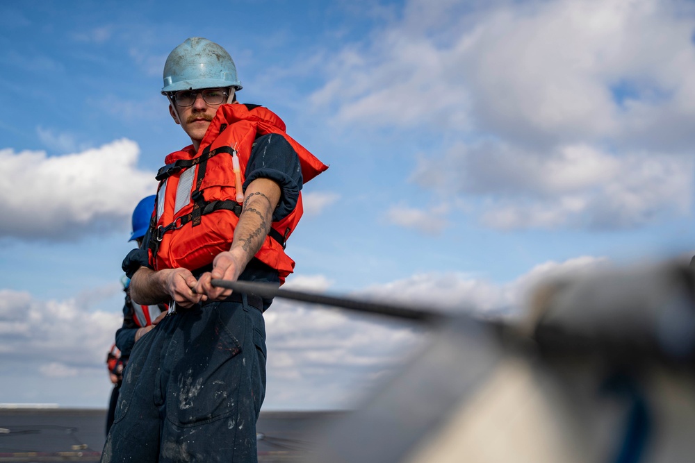 IKE Conducts Operations In The Atlantic Ocean