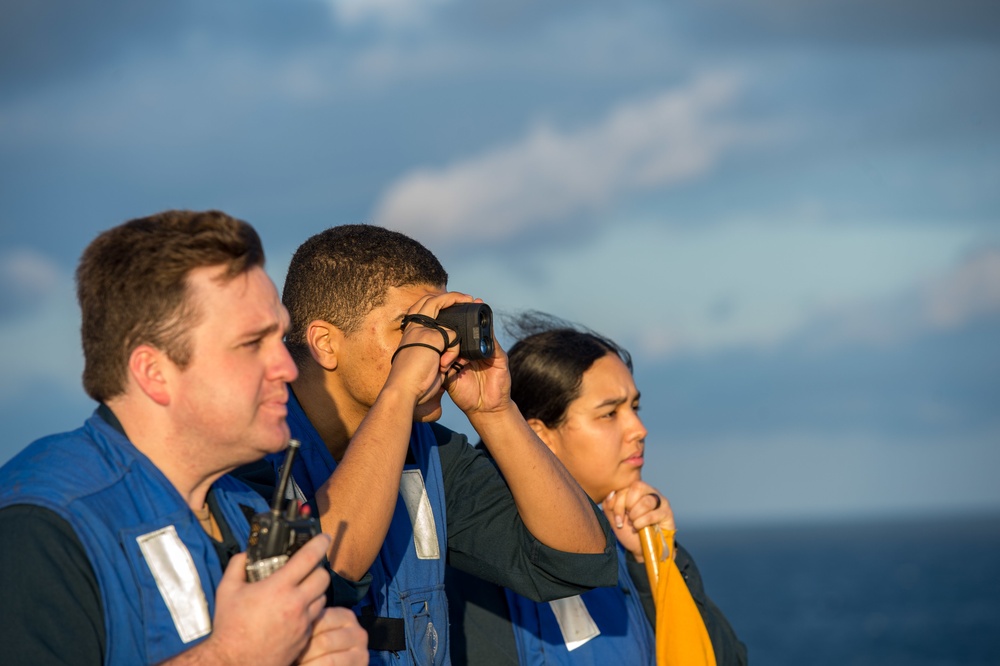 IKE Conducts Operations In The Atlantic Ocean