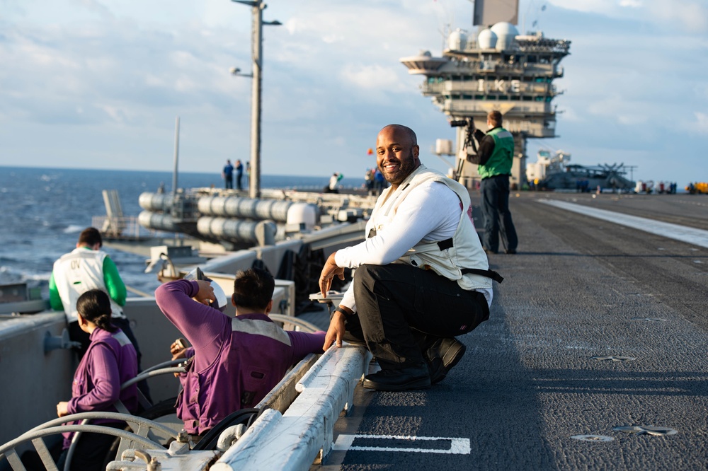 IKE Conducts Operations In The Atlantic Ocean