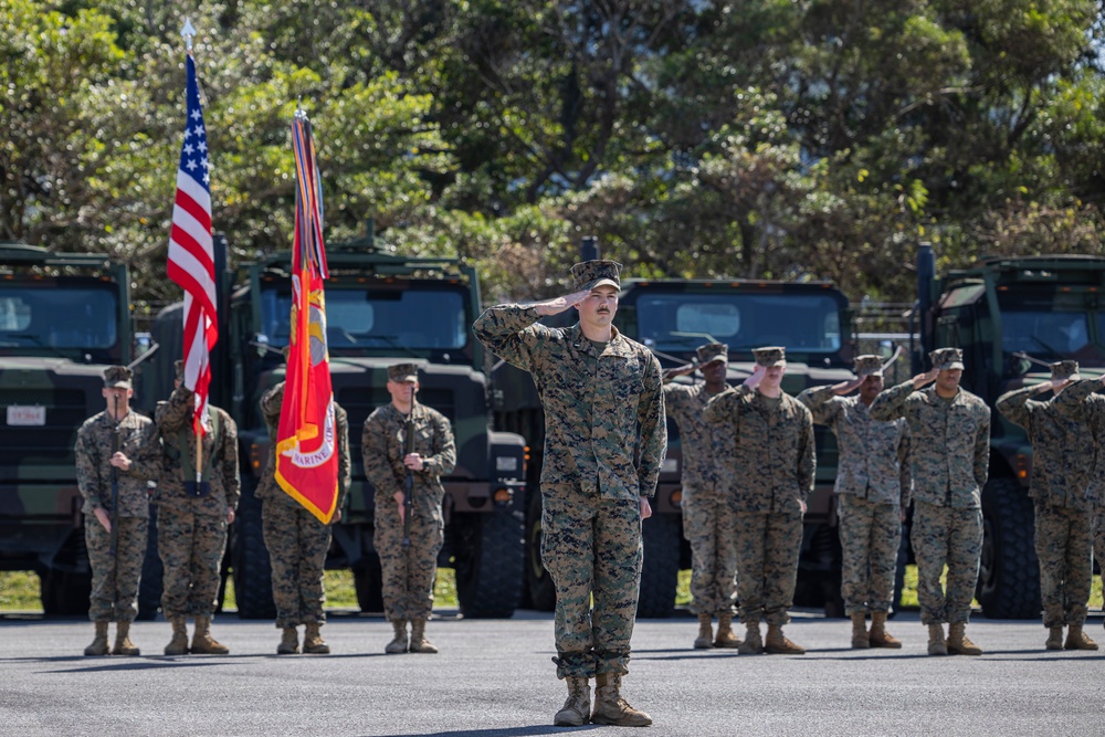 MASS-2 Air Support Company Bravo Conducts Change of Command