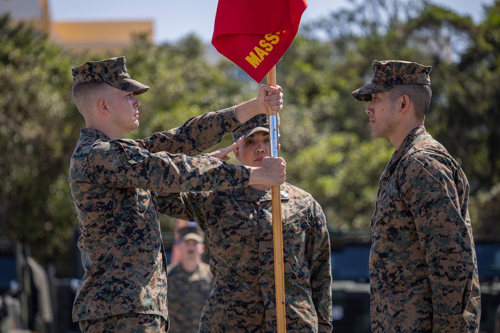 MASS-2 Air Support Company Bravo Conducts Change of Command