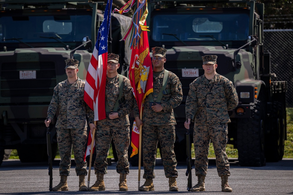 MASS-2 Air Support Company Bravo Conducts Change of Command