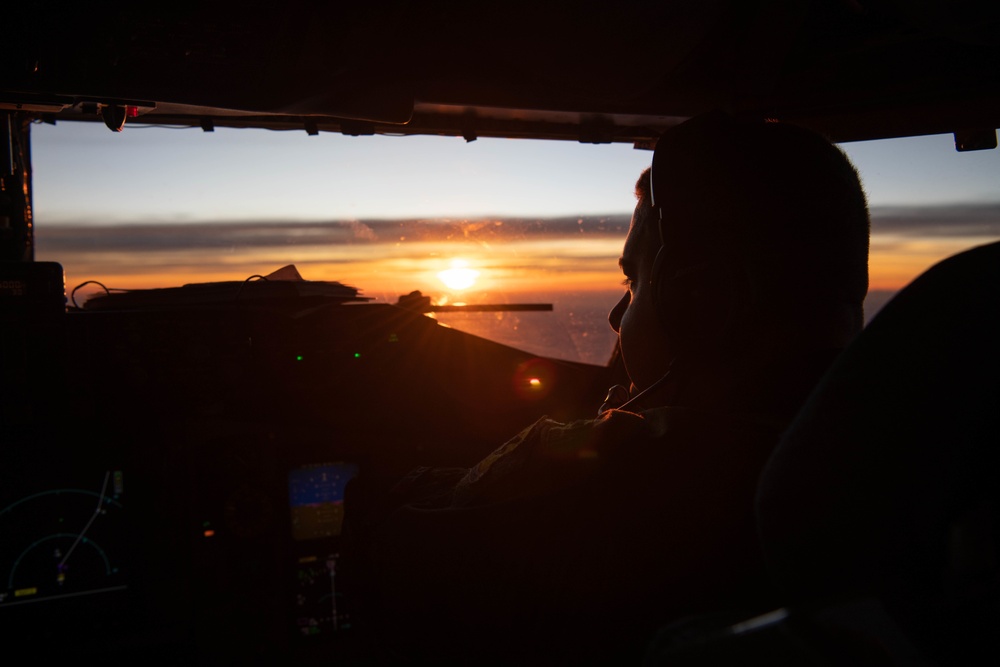 Bombers showcase long range deterrence over Pacific