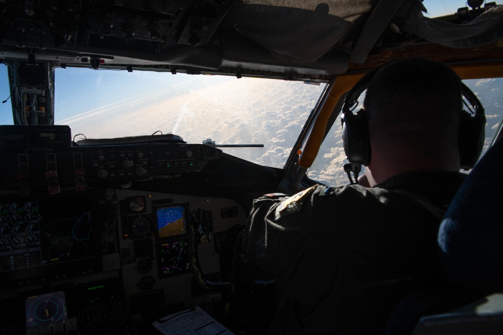 Bombers showcase long range deterrence over Pacific