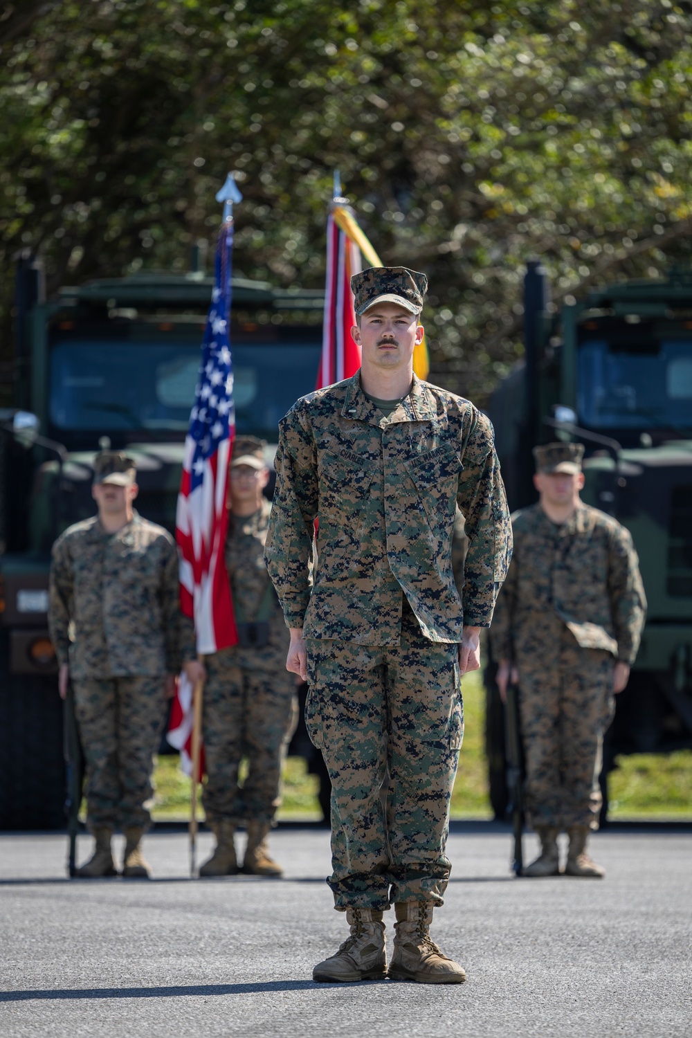 MASS-2 Air Support Company Bravo Conducts Change of Command