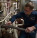 USS Paul Hamilton engine room operations