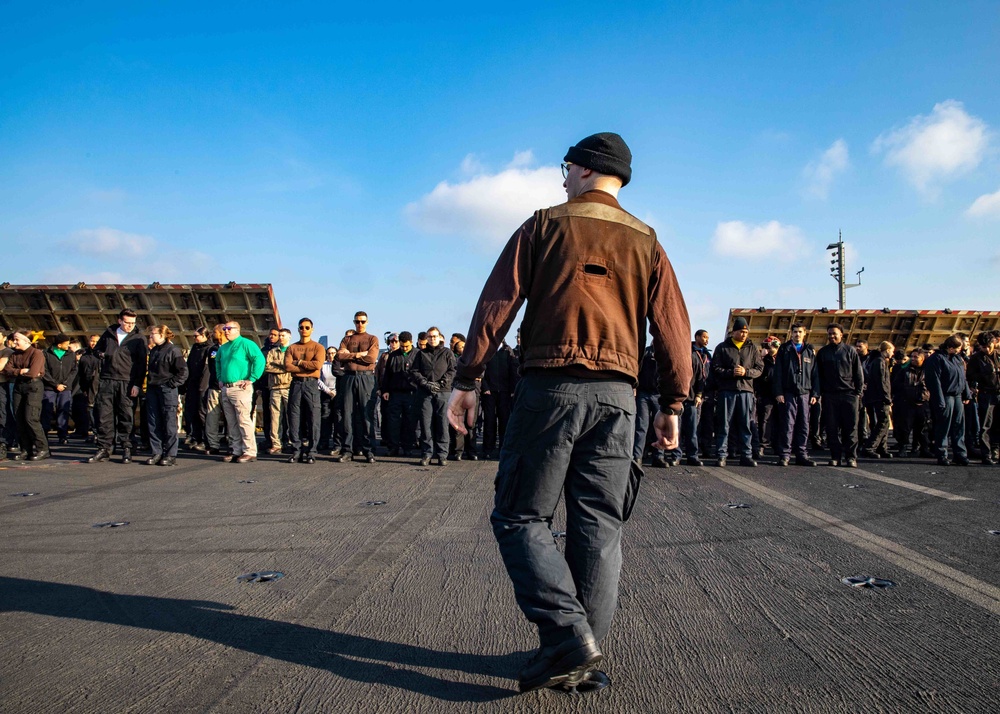 Daily Operations Aboard USS George H.W. Bush (CVN 77)