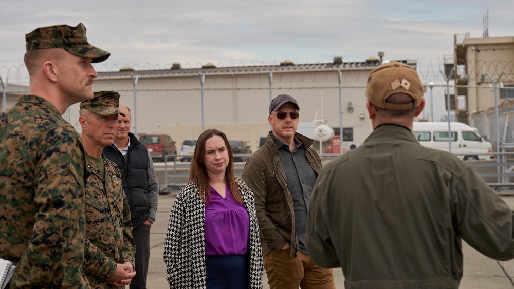 U.S. Staff Delegation tours Marine Corps Air Station Iwakuni