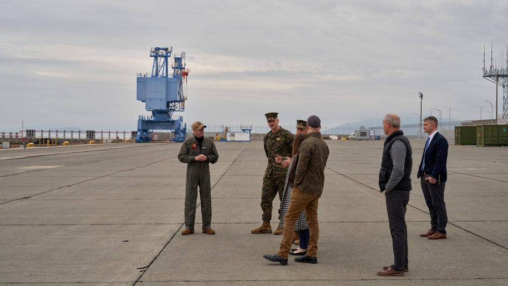 U.S. Staff Delegation tours Marine Corps Air Station Iwakuni