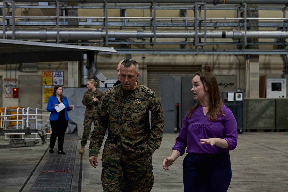 U.S. Staff Delegation tours Marine Corps Air Station Iwakuni