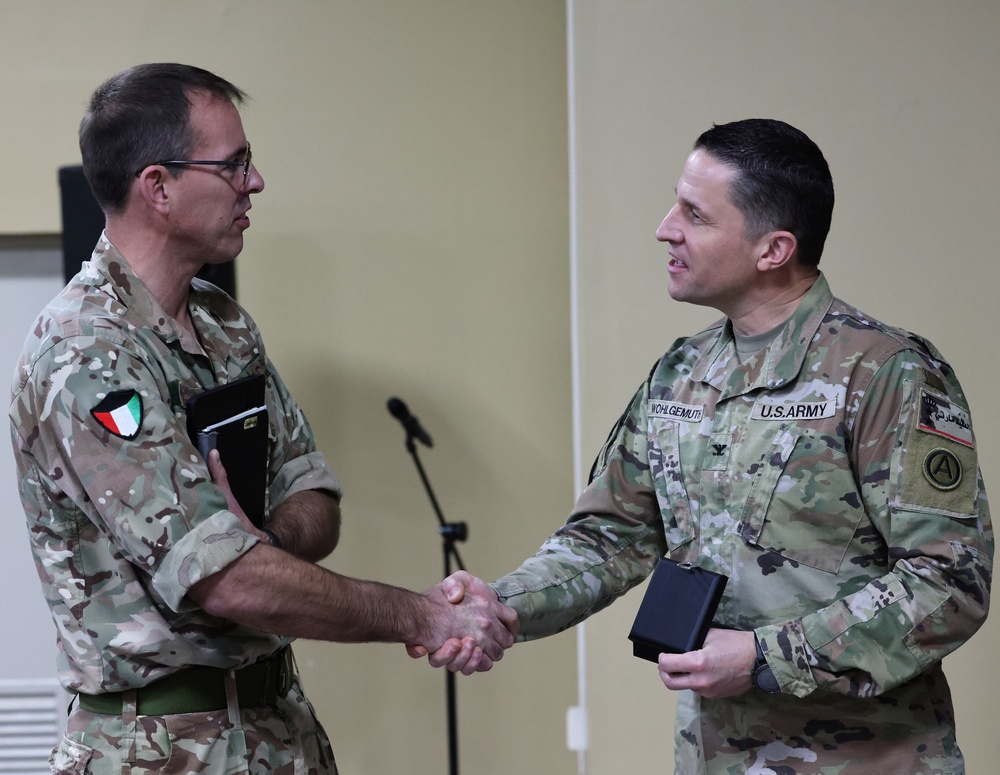 Area Support Group - Kuwait hosts Kuwaiti military history lecture for Liberation Day, February, 2023