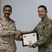 Area Support Group - Kuwait hosts Kuwaiti military history lecture for Liberation Day, February, 2023