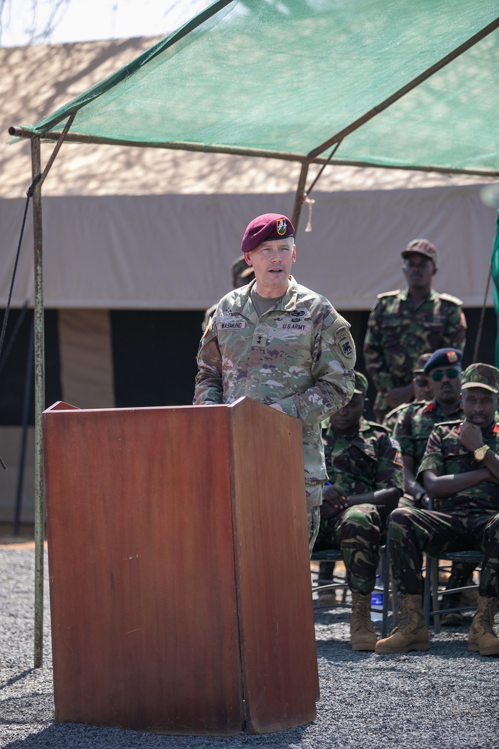 SETAF-AF, KDF leadership visits Justified Accord in Isiolo, Kenya