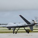 MQ-9 Reaper taxis towards the runway