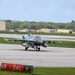 F-16 Aggressor taxis on the flightline