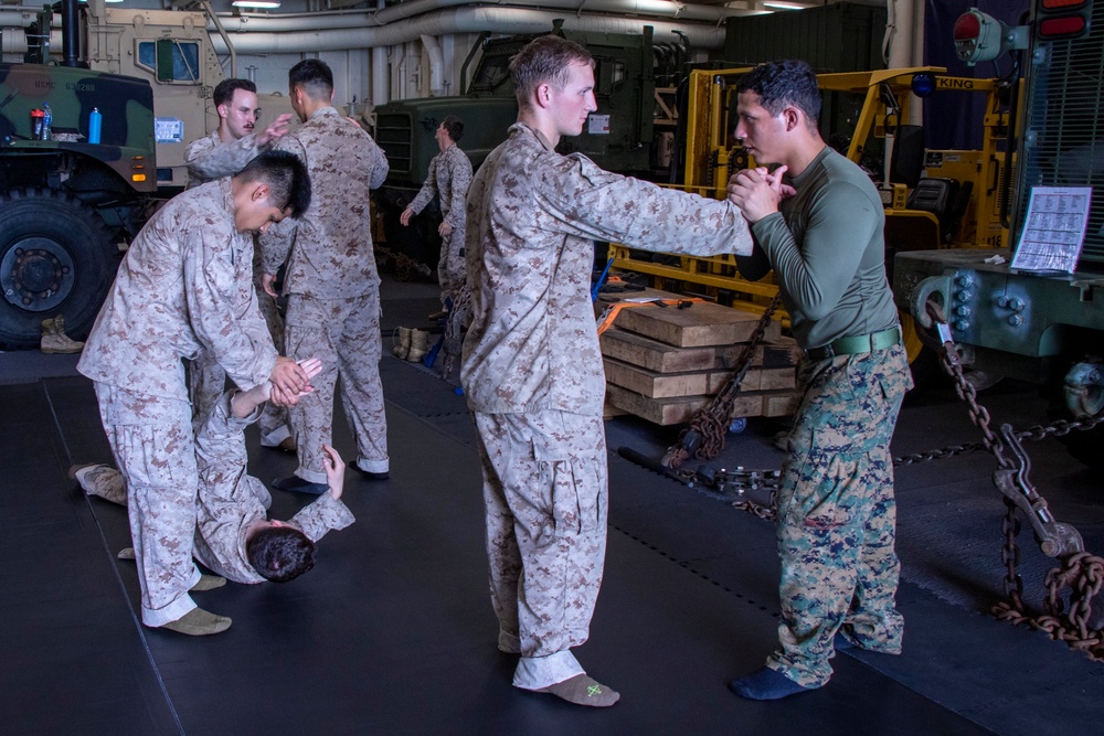 Marine Corps Martial Arts Program Aboard Anchorage
