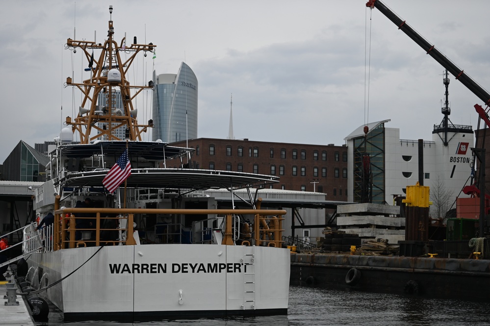 CGC Warren Deyampert Arrival to Boston