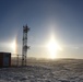 Iowa sundog sunrise