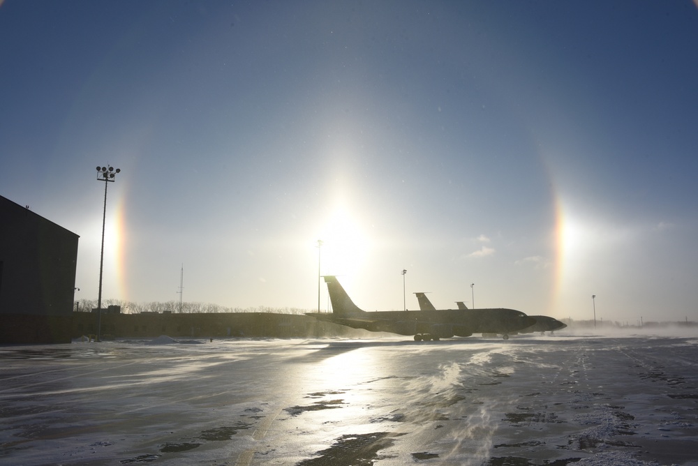 Iowa KC-135 sundog