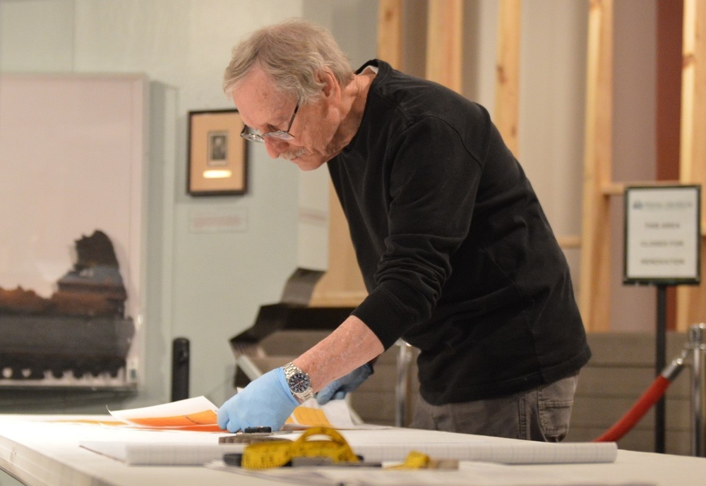 Exhibit fabrication work at the Hampton Roads Naval Museum