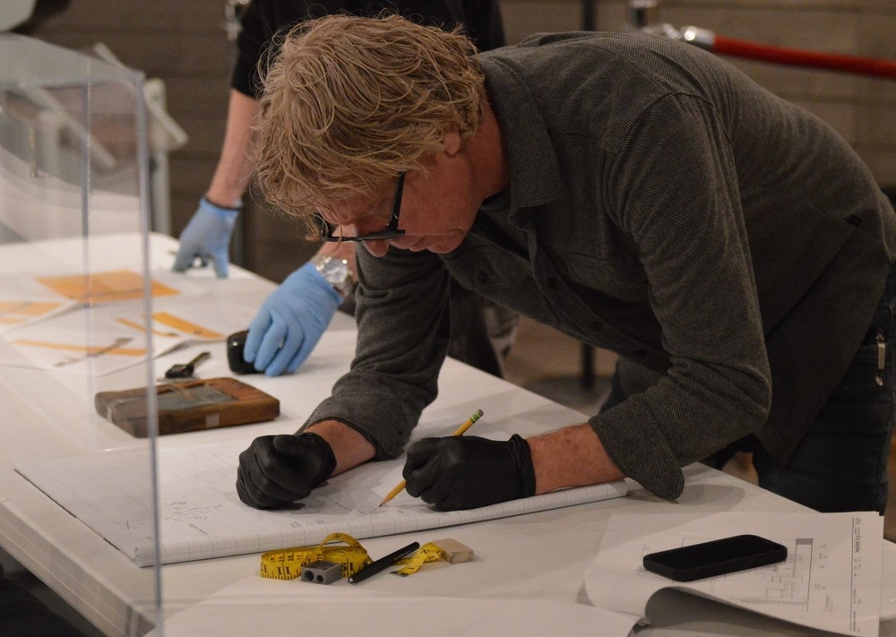 Exhibit fabrication work at the Hampton Roads Naval Museum