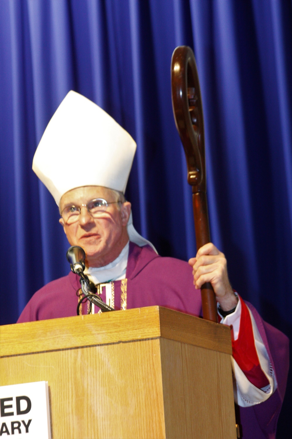 Archbishop for Military Services Gives Ash Wednesday Mass at Walter Reed