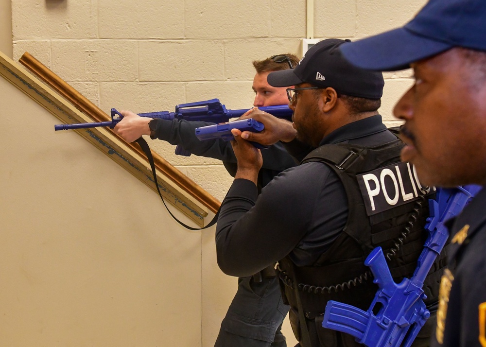 Naval Support Facility Dahlgren Conducts a Simulated Active Shooter Drill