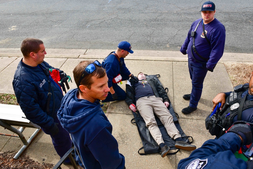 Naval Support Facility Dahlgren Conducts a Simulated Active Shooter Drill