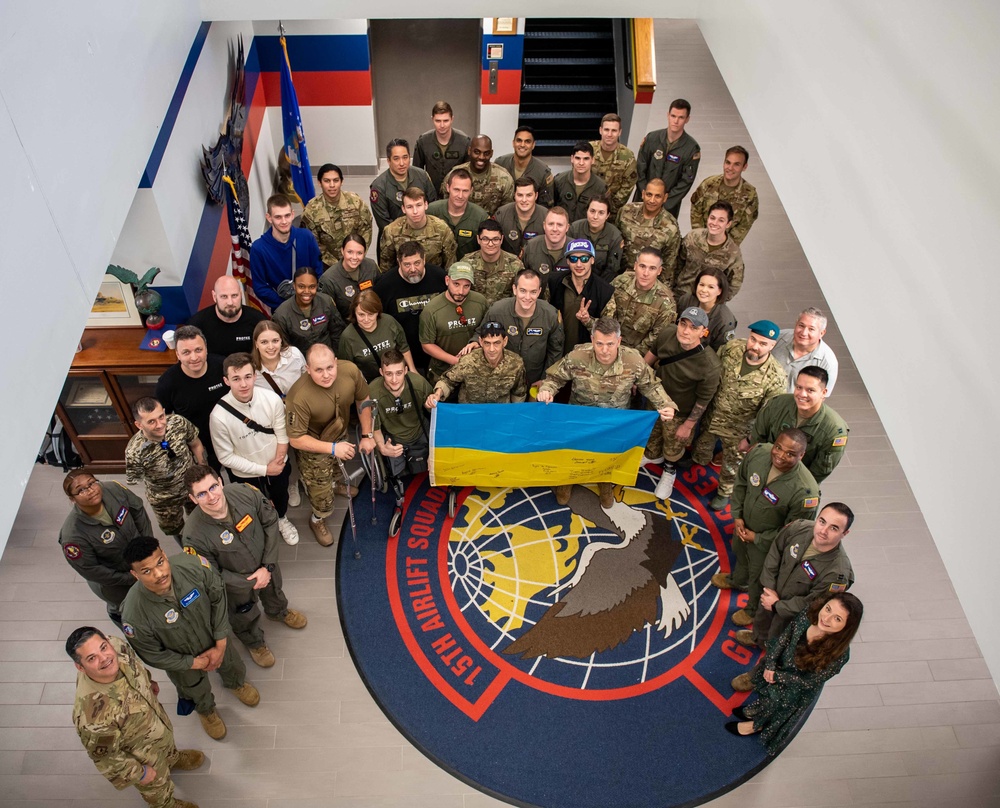 Ukrainian Soldiers visit Joint Base Charleston
