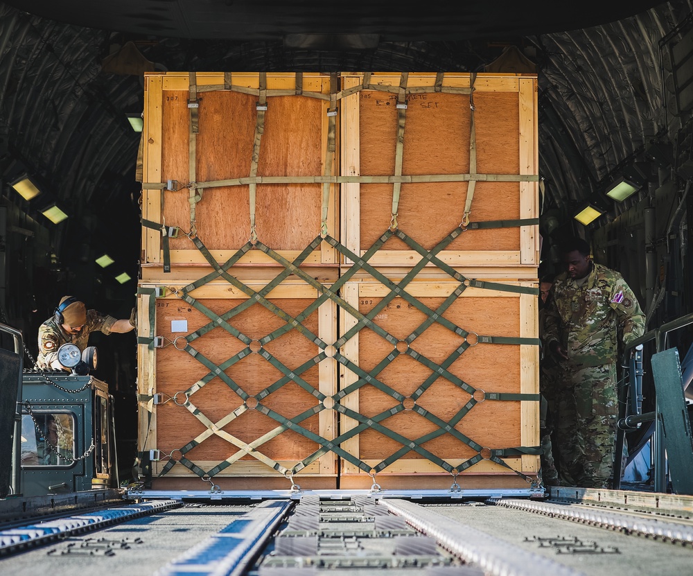 Humanitarian Aid Arrival at Incirlik Air Base