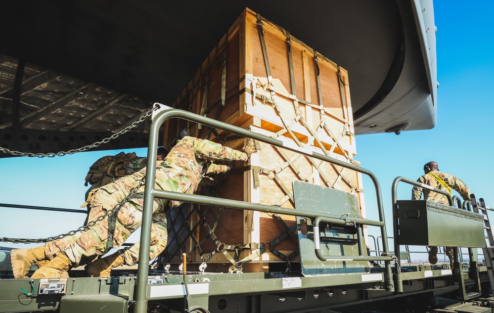 Humanitarian Aid Arrival at Incirlik Air Base