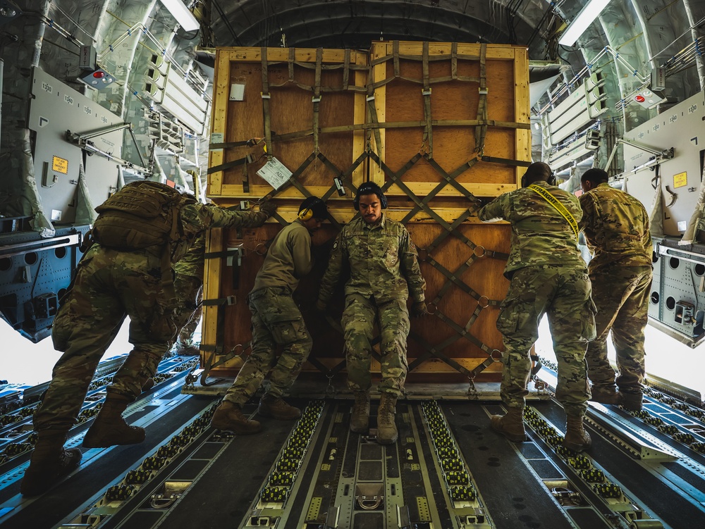 Humanitarian Aid Arrival at Incirlik Air Base