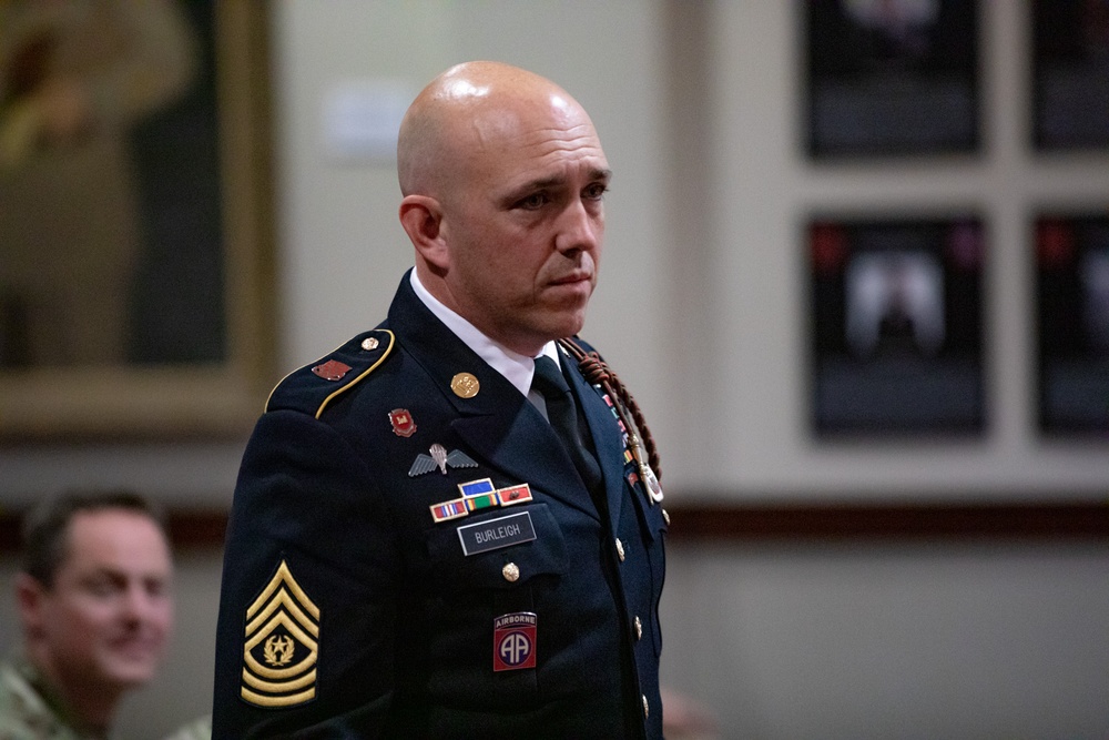 82nd Airborne Division February Retirement Ceremony