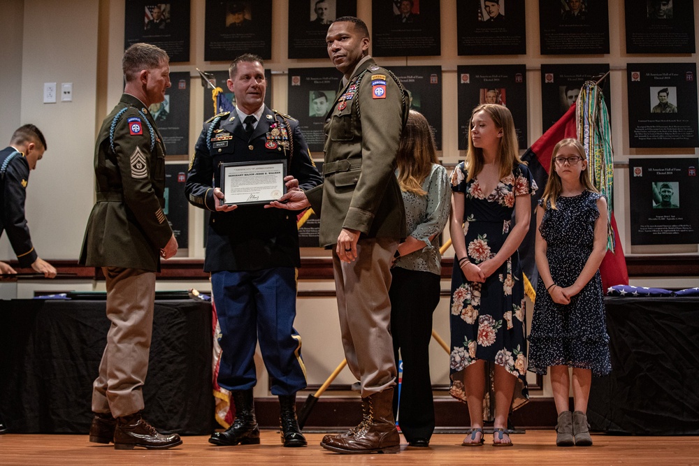 82nd Airborne Division February Retirement Ceremony