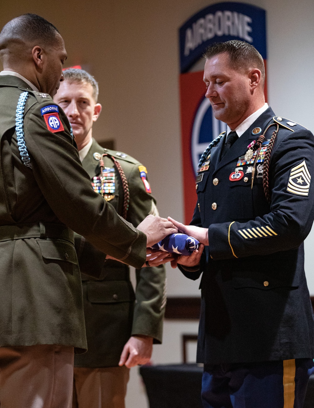 82nd Airborne Division February Retirement Ceremony