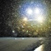 Snow removal operations after dark at Fort McCoy
