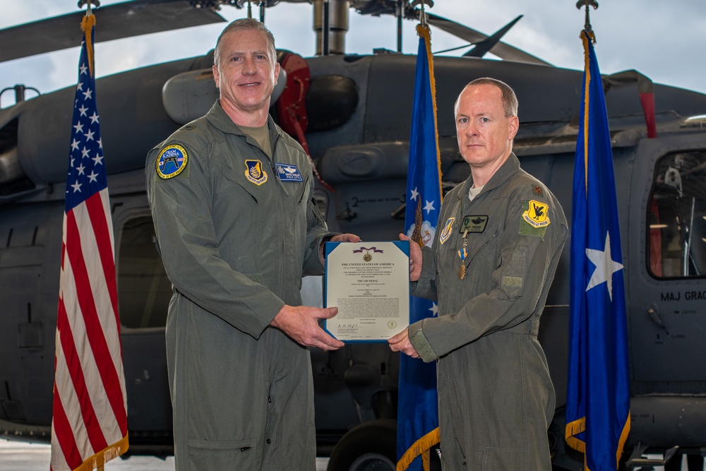 33rd RQS Airmen awarded for heroism during Al Asad ballistic missile attack