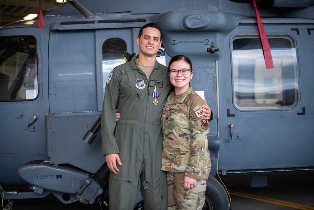 33rd RQS Airmen awarded for heroism during Al Asad ballistic missile attack