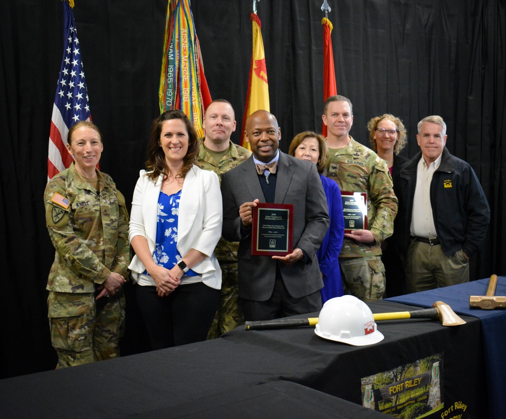 Fort Riley and Geary County Schools share Army Community Partnership award