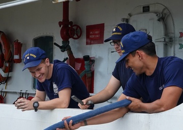USCGC Dependable returns home after a 50-day patrol in the Florida Straits and Windward Pass