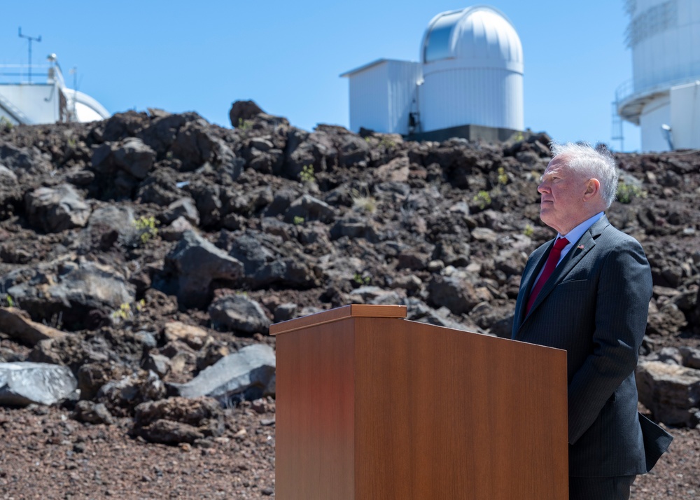 SecAF Kendall visits Maui Space Surveillance Complex fuel spill