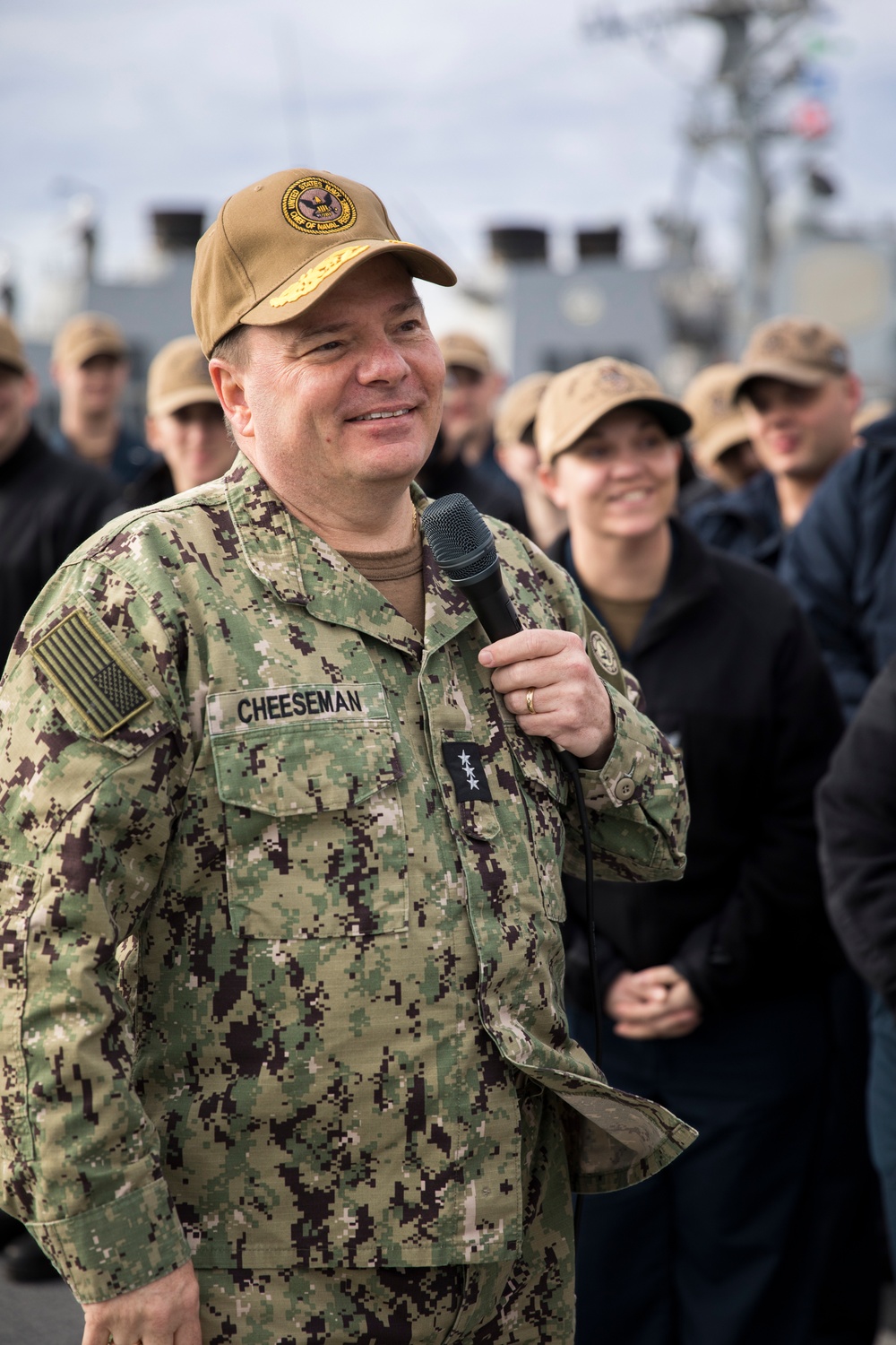 CNP Visits USS Gettysburg (CG 64) in Norfolk