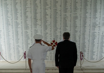 Czech Republic Ambassador Visits USS Arizona Memorial