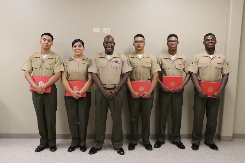 Marines from MCB Camp Blaz graduate from Lance Corporal Seminar