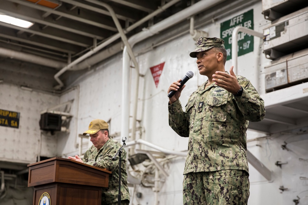 CNP VIsits USS Bataan (LHD 5) in Norfolk