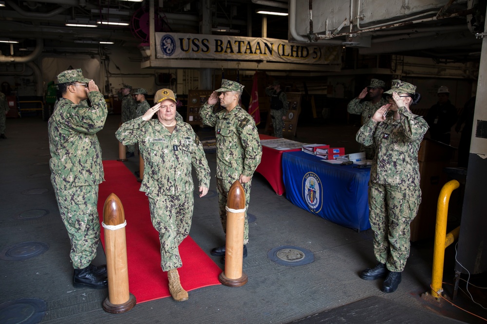CNP VIsits USS Bataan (LHD 5) in Norfolk
