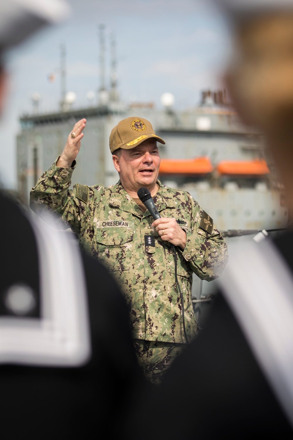 CNP Visits USS Stout (DDG 55) in Norfolk